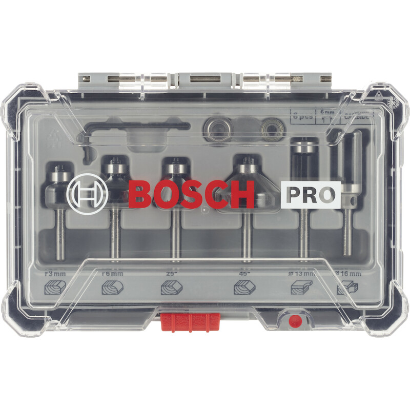 JEU DE FRAISES À ARASER S6  2607017468  (6PC)BOSCH
