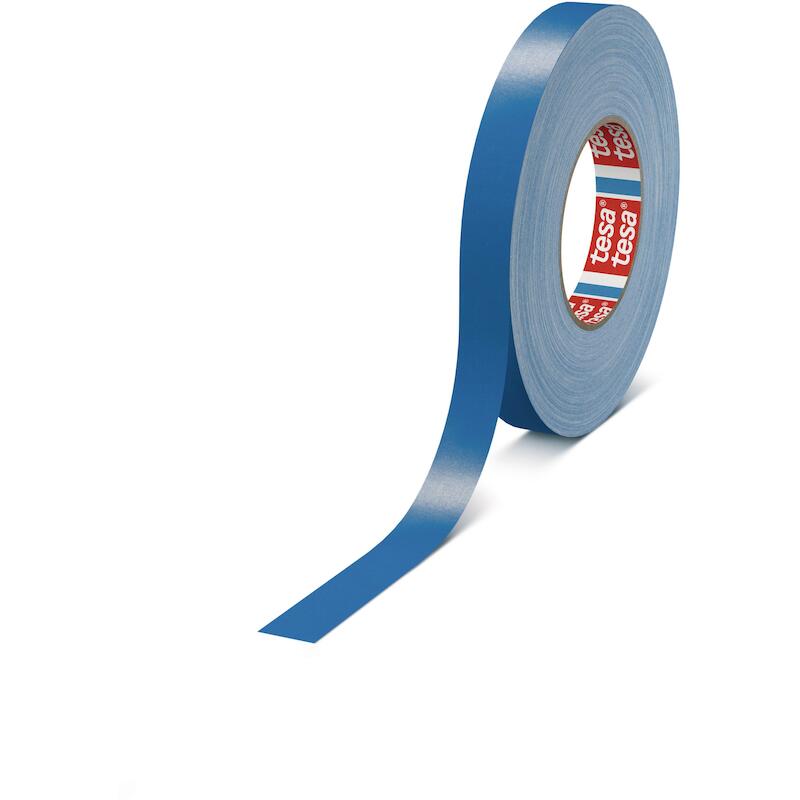KLEEFBAND - TESA 04651 TESABAND ACRYL GECOATE TEXTIEL - BLAUW 30 MM X 50 M