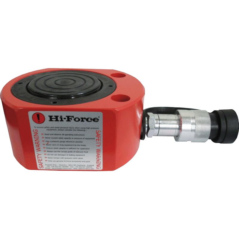 50 TONNE CAPACITY, SINGLE ACTING, LOW HEIGHT PAD CYLINDER - HPS500 - HI-FORCE