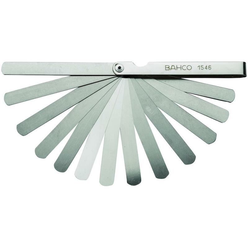 JAUGE D'EPAISSEUR 13 LAMELL.1546       100MM BAHCO