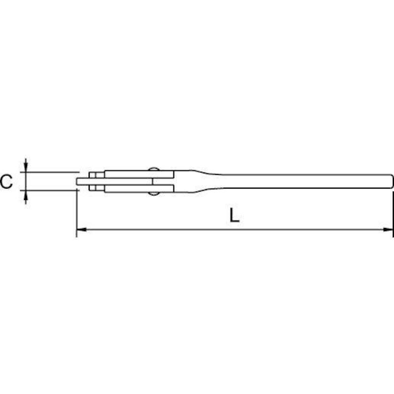 CLÉ SERRE-TUBE RÉGL. 2"     61406       EGA MASTER
