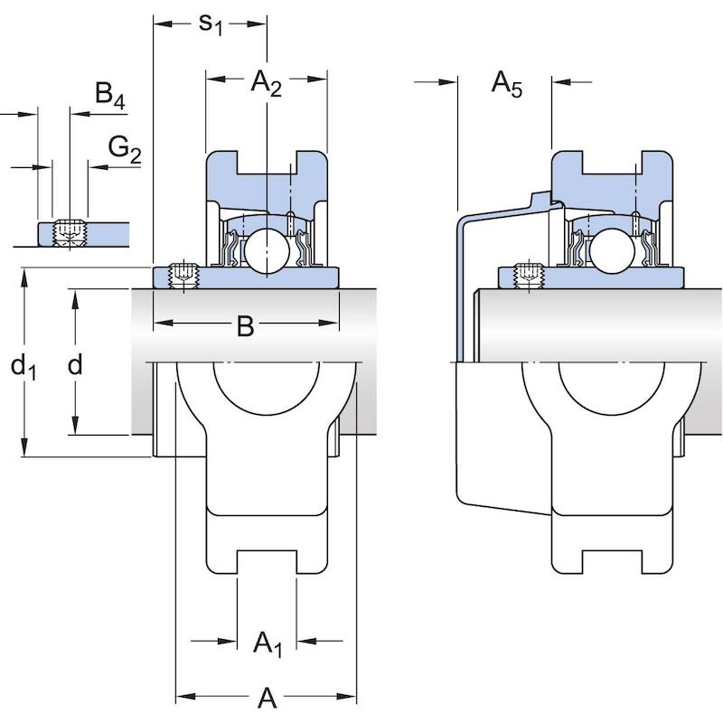 Y-SPANBLOK                  TU 40 TF           SKF