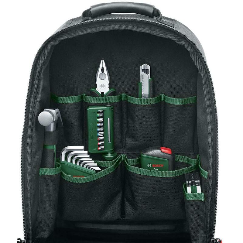 GEREEDSCHAPSSET IN RUGZAK   1600A02ZA1 (60ST)BOSCH
