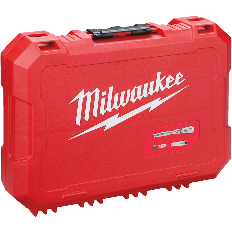 Milwaukee - Coffret de douilles et cliquets - 1/4" - Four Flat - Packout-ready - 42 pièces - 4932498382 - 08119217