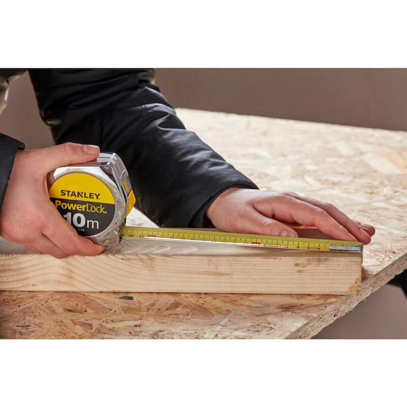 ROLMETER POWERLOCK ABS 25MM 0-33-442  10M  STANLEY