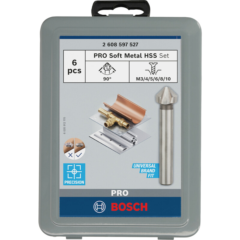 VERZINKBOORSET HSS          2608597527  (6ST)BOSCH