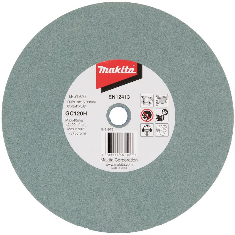 DISQUE DE BROYAGE 205 X 19 X 15,88 MM, GC120H - B-51976 - MAKITA