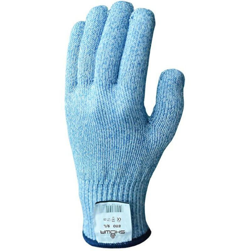 HANDSCHOEN - SHOWA 8110 - BLAUW EN WIT L=240 MM 9