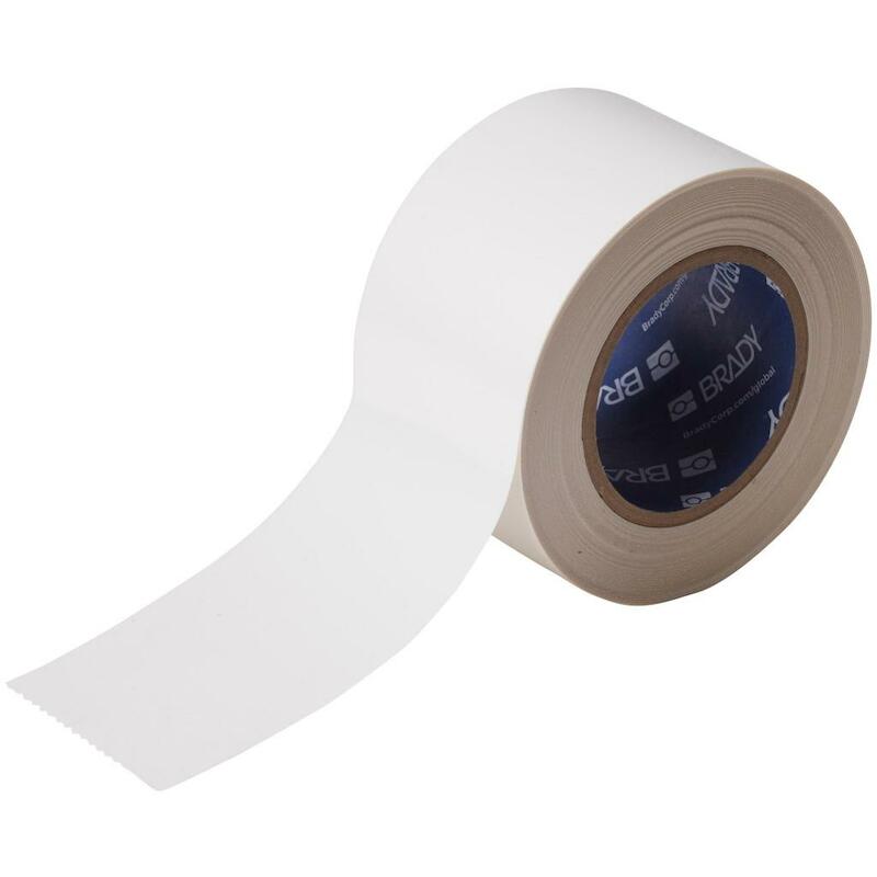 VLOERMARKERINGSTAPE - BRADY 104341 - WIT 76,2 MMX30 M