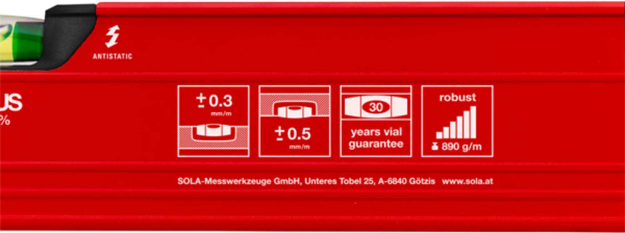 WATERPAS 1000MM             RED 3             SOLA