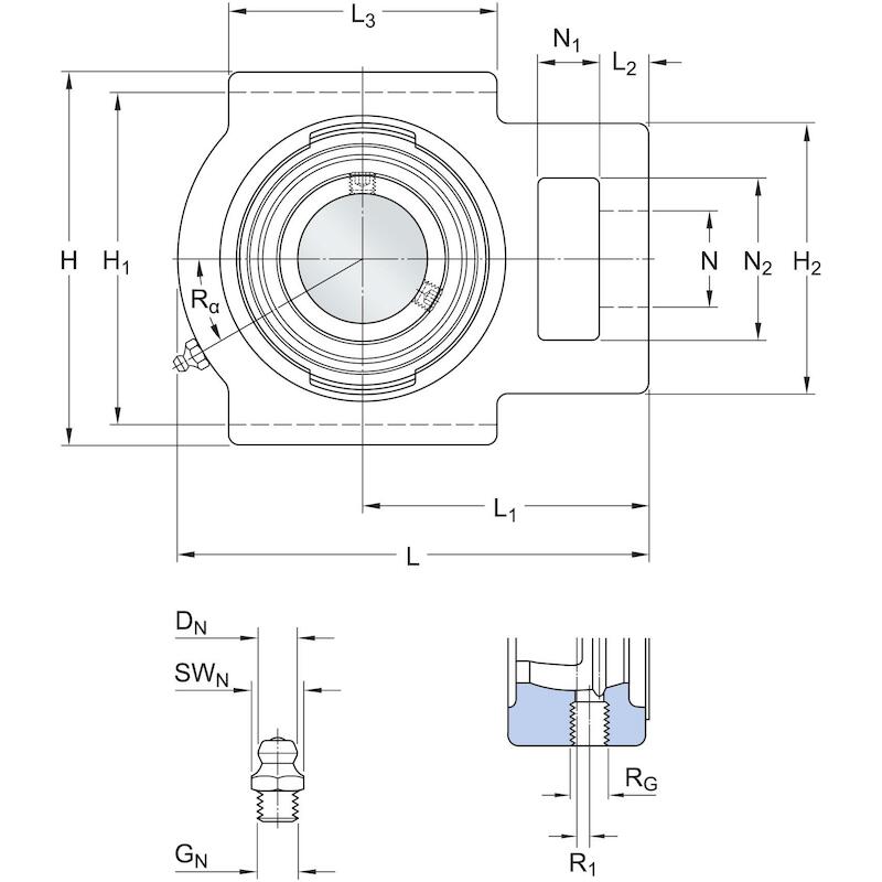 Y-SPANBLOK                  TU 30 TF           SKF