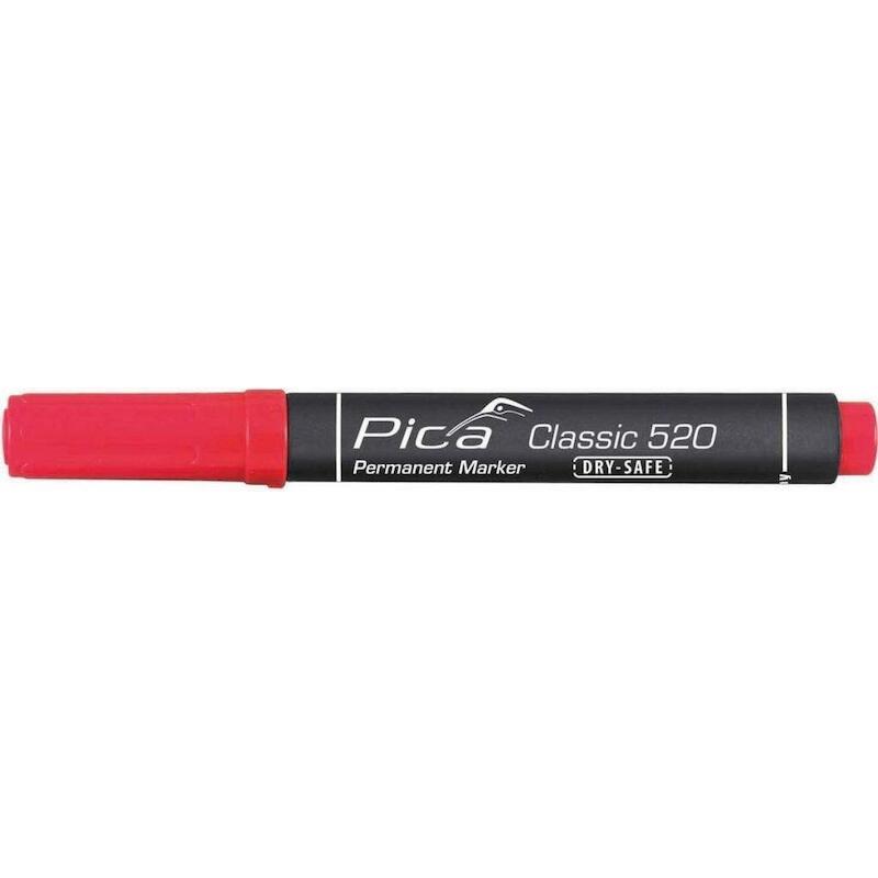MARQUEUR PERMANENT ROUGE    520/40 RONDE      PICA