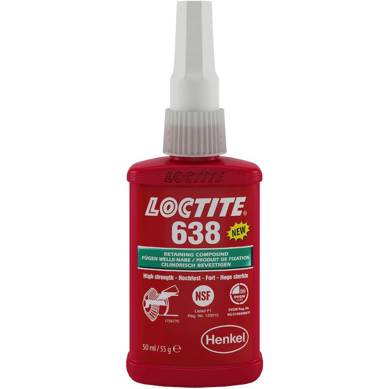 HIGH STRENGTH RETAINER      638 - 50ML     LOCTITE