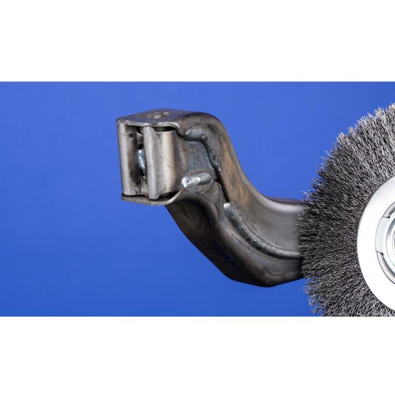 Pferd - Brosse circulaire pour touret - pos rbu 20025/AK 32-2 - Inox - Ondulée - ø 200 x 25 mm - Fil ø 0,30 mm - 08078057