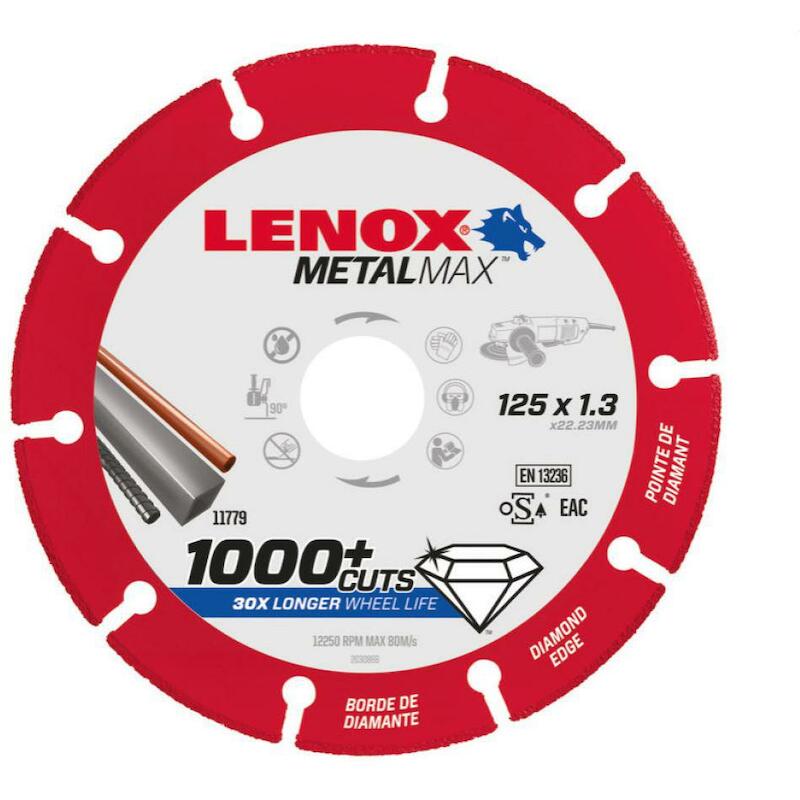 DIAMANTSCHIJF 125MM         METALMAX         LENOX