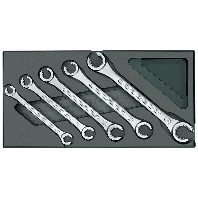 OPEN RINGSL.SET IN MODULE   1500 ES-400(5ST)GEDORE