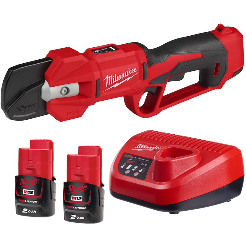 SÉCATEUR ACCU 12V/2X2,5AH   M12 BLPRS-202 EU   MIL