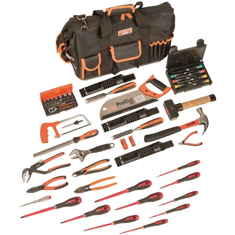 SAC À OUTILS REMPLI         4750FB2   (61PC) BAHCO
