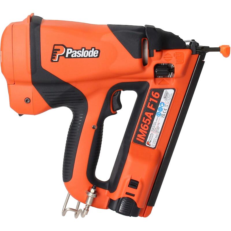Paslode - Cordless gas finishing nailer - IM65A F16 Li - 7.2 V - 1x 2.1 Ah - 20° - ø 1.6 mm - 32-63 mm - in case - 03329999
