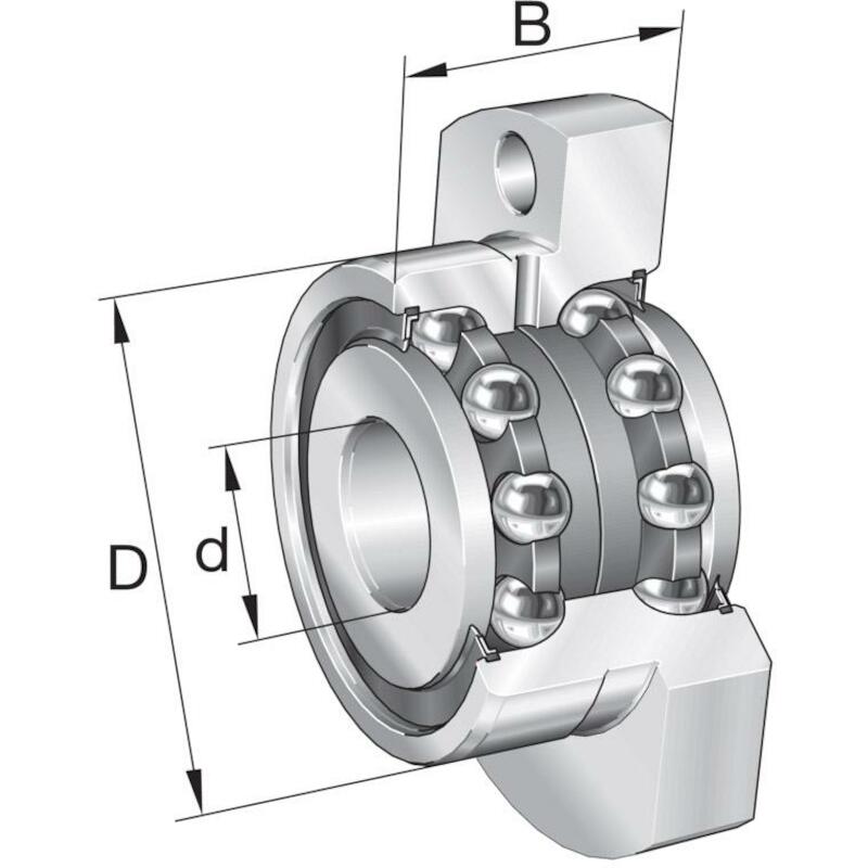 HOEKCONTACTKOGELTAATSLAGER  ZKLFA0640-2Z       INA