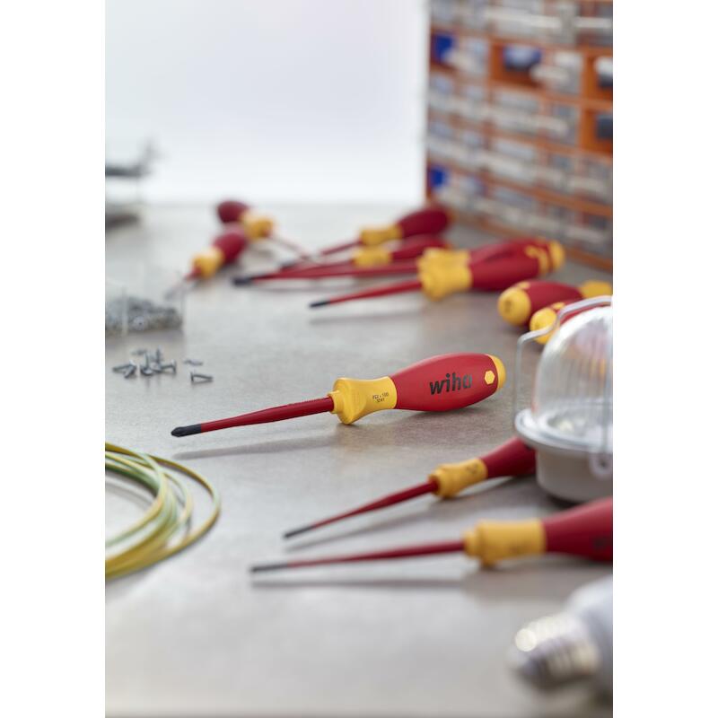 SCHROEVENDRAAIER SOFTFINISH ELECTRIC SLIMFIX SLEUFKOP - 3201040100 - WIHA