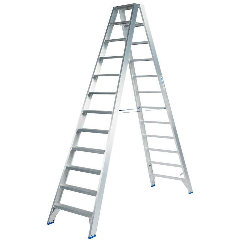 TRAPLADDER DUBBEL 2X12 TREDEN  DT12 - 3,00M SOLIDE