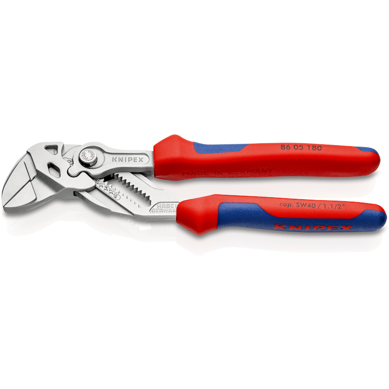 PINCE-CLÉ MULTIPRISE        86 05 - 180MM   KNIPEX