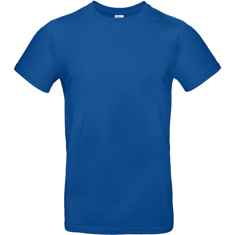 T-SHIRT KATOEN              E190 KONINGSBLAUW    L