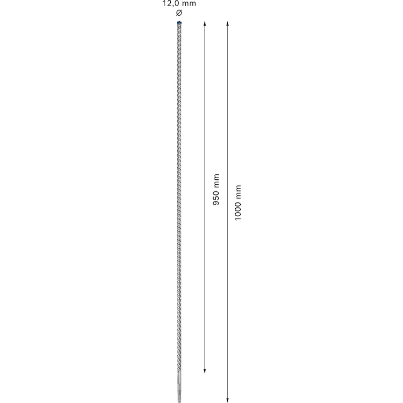 Bosch - hamerboor - Expert SDS-PLUS-7X - ø 12 x 950 x 1000 mm - 08051634