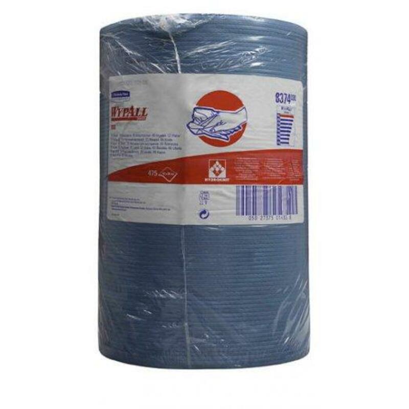 TORCHON BLEU WYPALL X80     8374 380X420 (475PC)KC