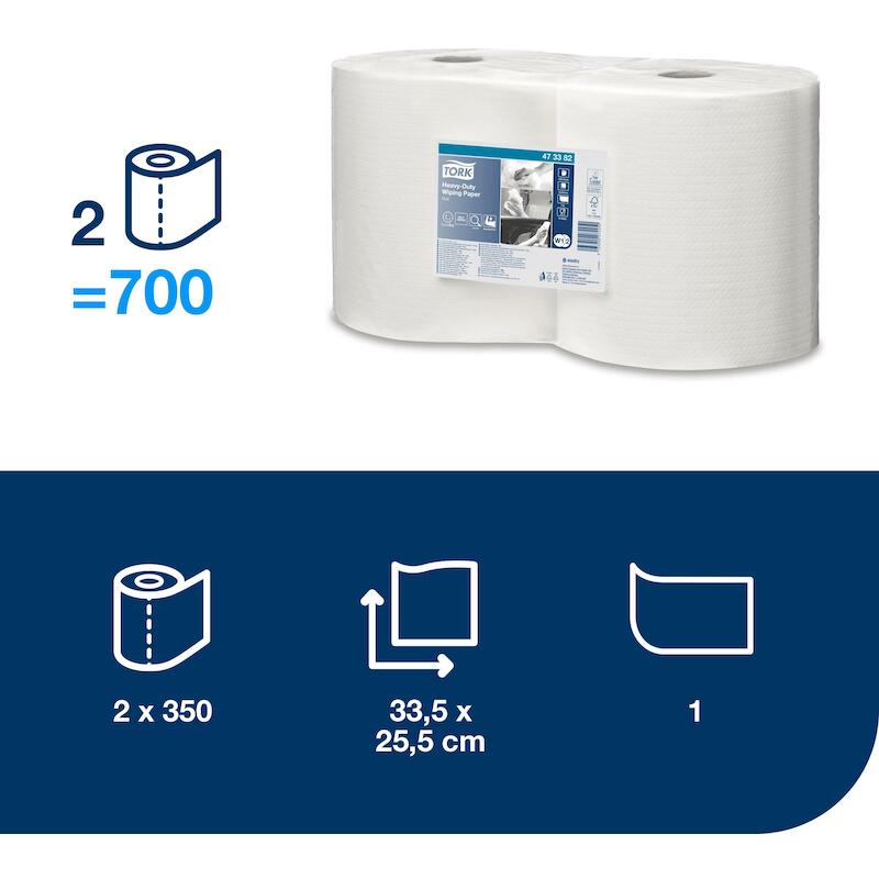 PAPIER HEAVY-D.COMBI-R. WIT 473382-350ST-1L.  TORK