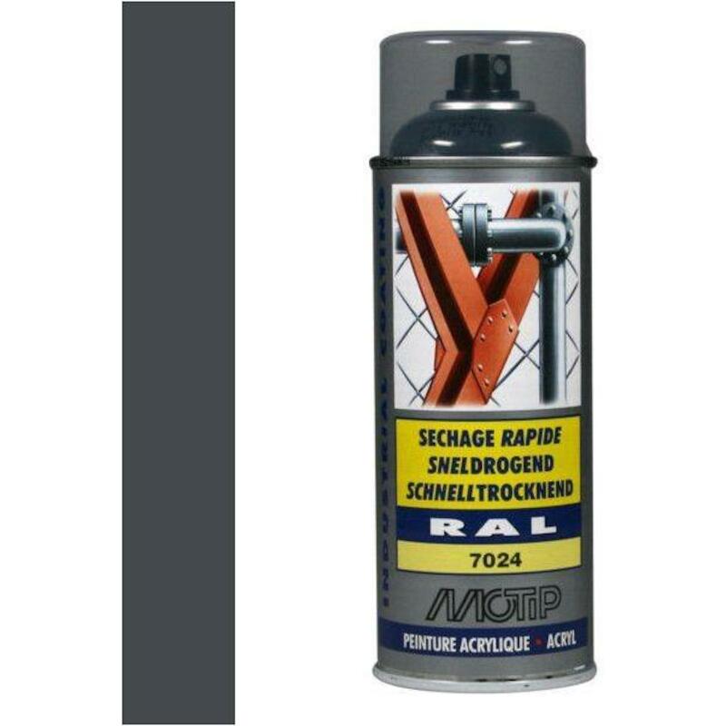 PEINT ACRYLATE GRIS GRAPH.  07151 - 400ML RAL7024