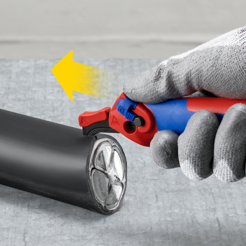 COUTEAU A DENUDER           16 50 145 SB    KNIPEX