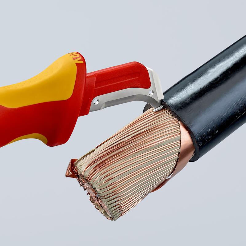 COUTEAU POUR CÂBLES VDE     98 55 - 38X180  KNIPEX