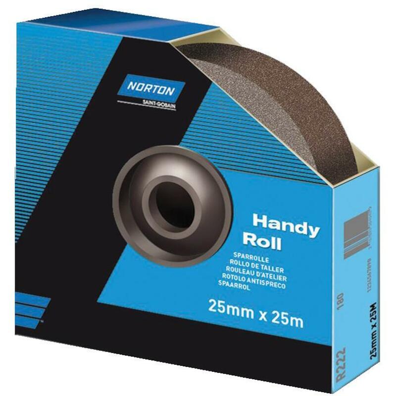 Norton - abrasive cloth handy roll - R222 - 50 mm x 25 m - P600 - 57030082