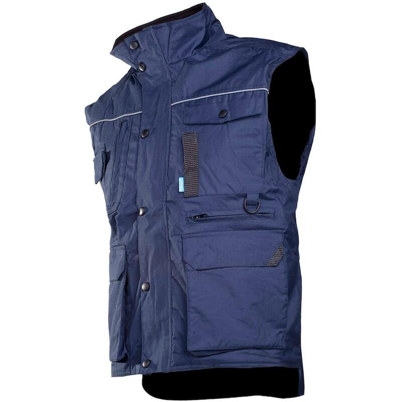 BODYWARMER BERNEX           087A BLAUW     M SIOEN