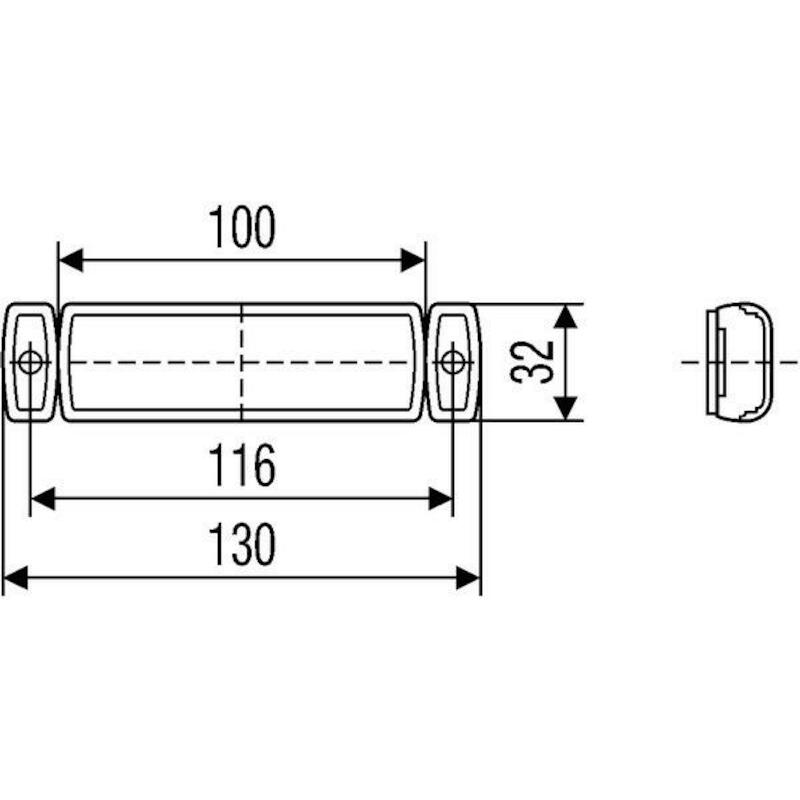 2PG.008.645.321 OMTREKLICHT LED WIT