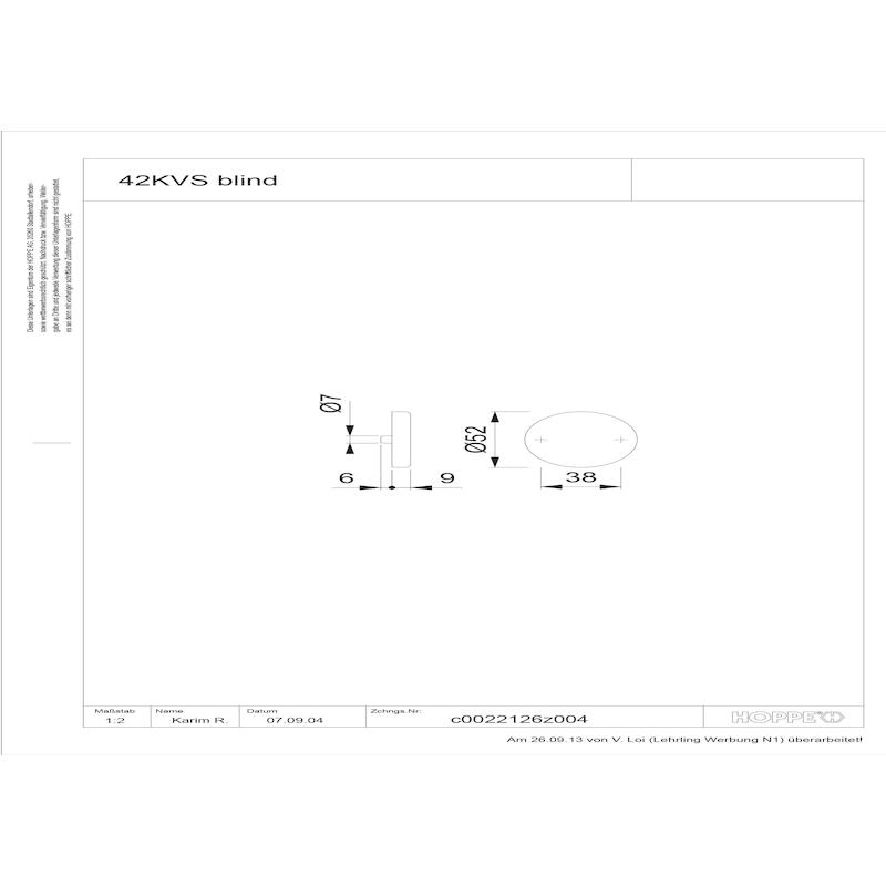 ROZETTE F1 37-42            42KVS - ALU      HOPPE