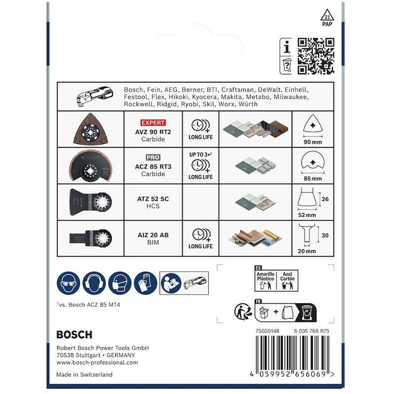 TEGELZAAGBLADENSET          2608669127 (4ST) BOSCH