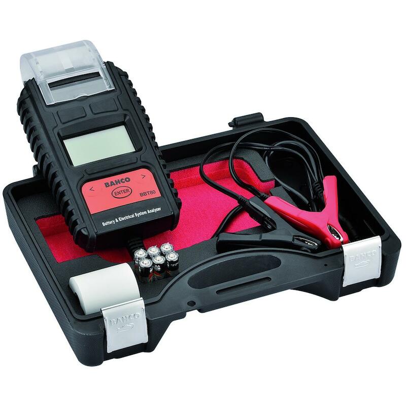 ACCU TESTER 6&12V + PRINTER BBT80            BAHCO