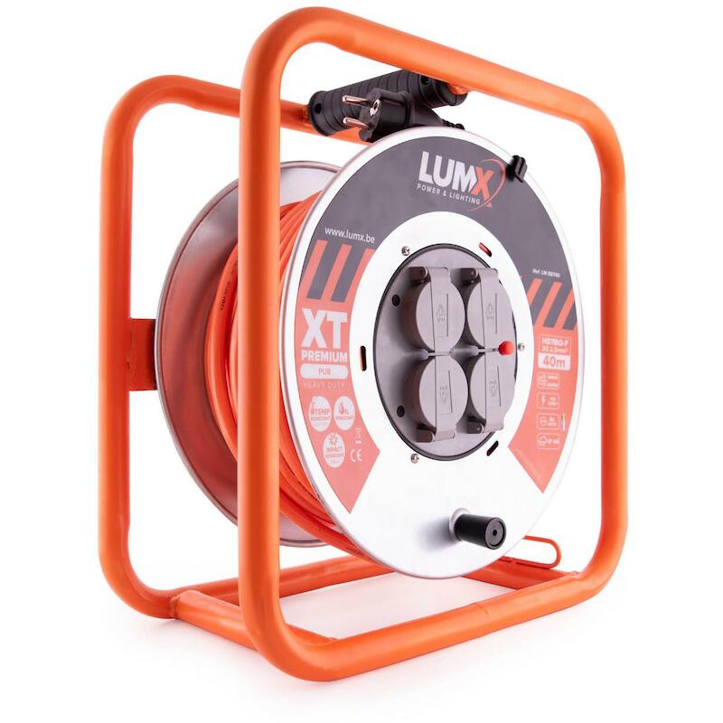 KABELHASPEL BE PU 3X2,5MM²  LM 88740 - 40M    LUMX