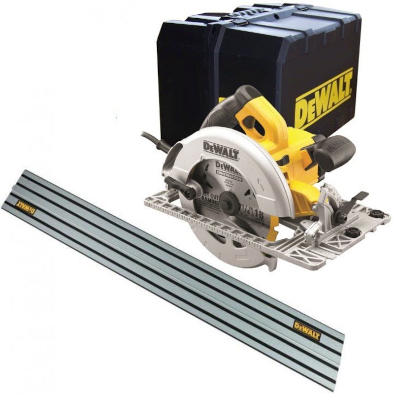 CIRKELZAAG 1600W +RAIL      DWE576K(KOFFER) DEWALT