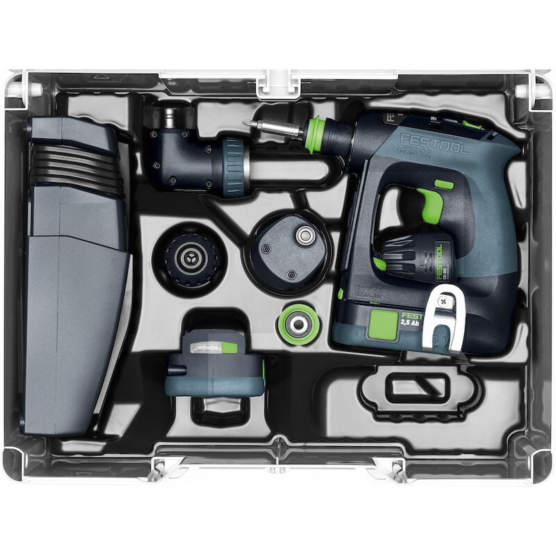 ACCUBOORSCHROEFM.12V/2X2,5A CXS 12 2,5-SET FESTOOL