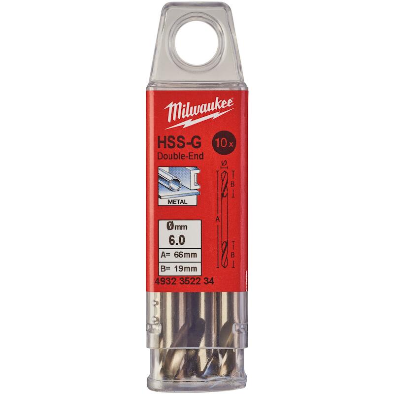 METAALBOOR HSS-G   6MM      4932352234(10ST)MILWAU