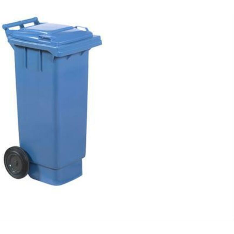 VUILNISBAK - PLASTI-BAC 810080 - HIGH DENSITY POLYETHYLEEN 80 L BLAUW