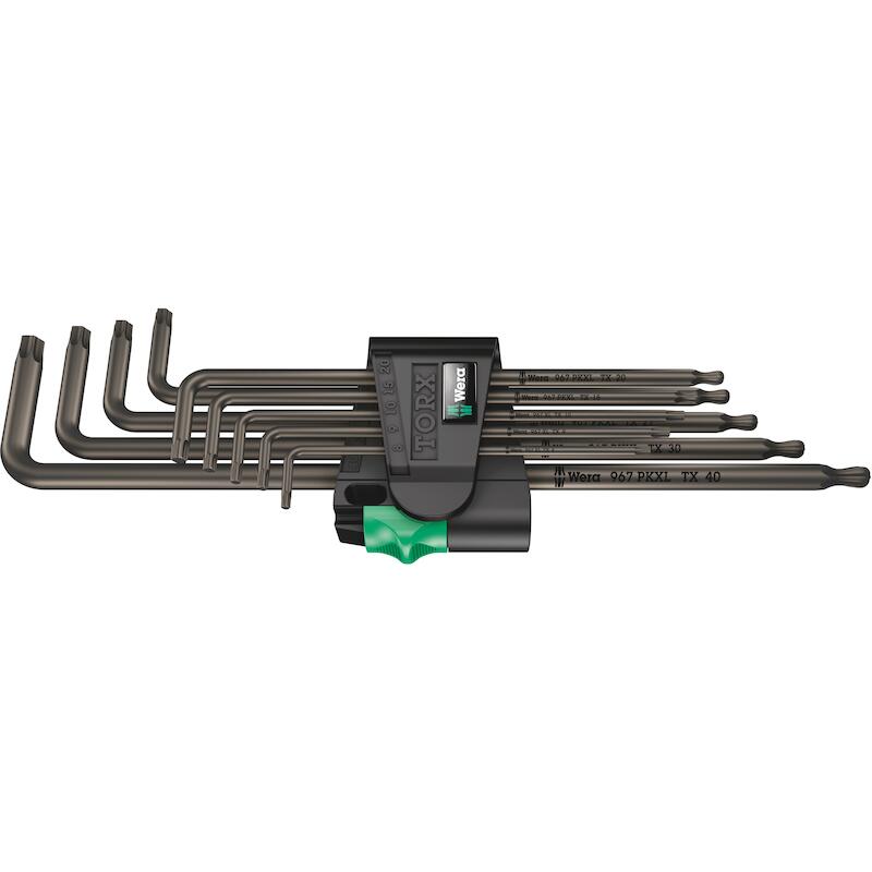 STIFTSLEUTELSET TORX        967/9 XL 1   (9ST)WERA