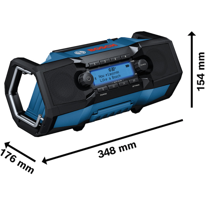 RADIO CHANTIER 18V/BODY     GPB18V-3SC       BOSCH