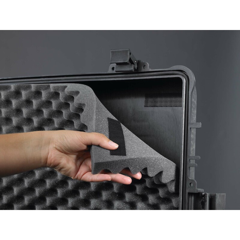 3m - Self-adhesive hook and loop fastener - SJ352B - Black - 25 mm x 1.25 m - 4.4 mm - 02960109
