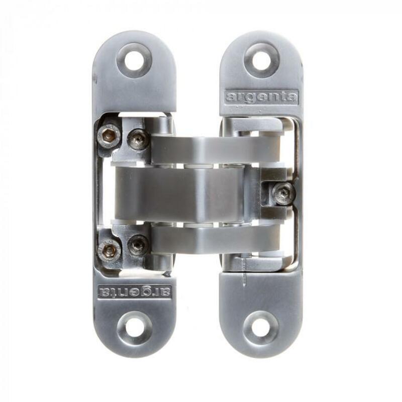 REGELB.SCHARNIER CHROOM MAT INVISIBLE MEDIUM ARGEN