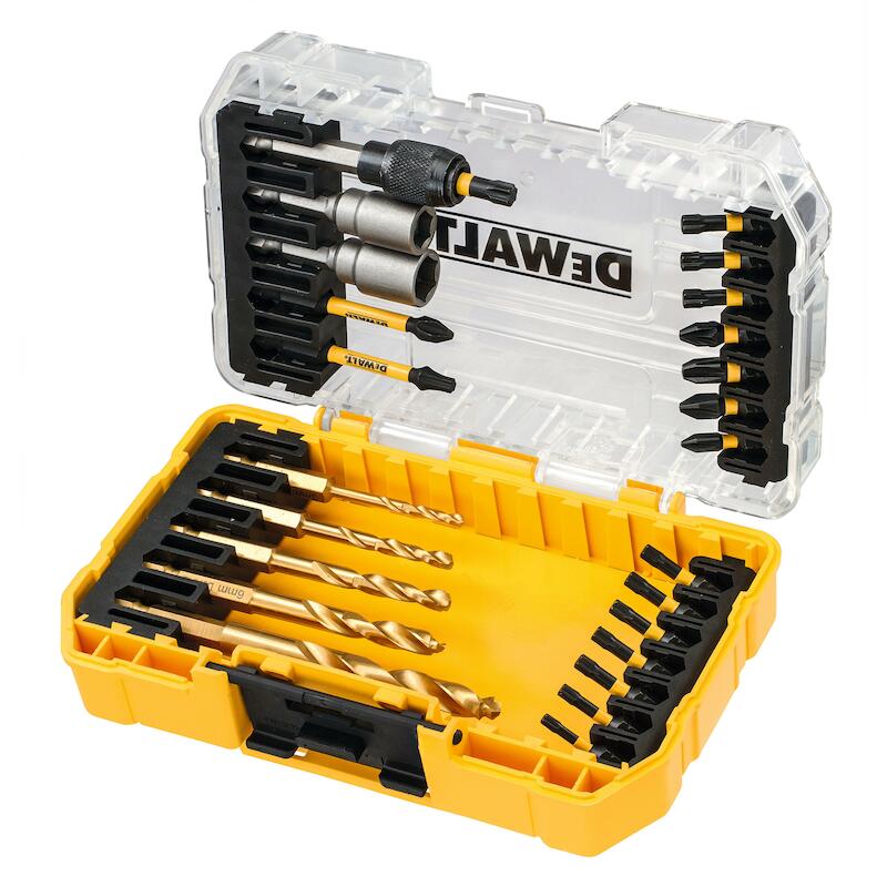 SET FORETS+EMBOUTS TOUGHC.  DT70735T  (25PC)DEWALT